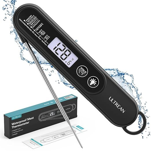 Ultrean Digital Meat Thermometer for Cooking,Ultra-Fast Instant Read Food Thermometer with Backli... | Amazon (US)