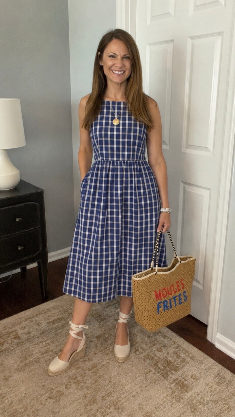 Fourth of July outfit ❤️🤍💙 Summer dress ✨

This blue plaid sundress is giving all the classic summer vibes. Lightweight, flattering, and easy to wear, it’s perfect for Fourth of July celebrations, date nights, summer vacations, and everyday outings.

Just add sandals and a straw bag for an effortless summer outfit you’ll reach for again and again.

#LTKPetite #LTKMidsize #LTKTravel