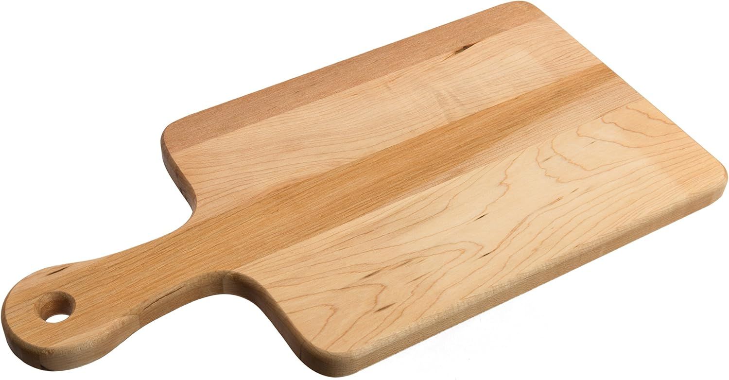 Labell Boards Canadian Paddle Cutting Board with Handle, 8x16x3/4, Maple | Amazon (US)