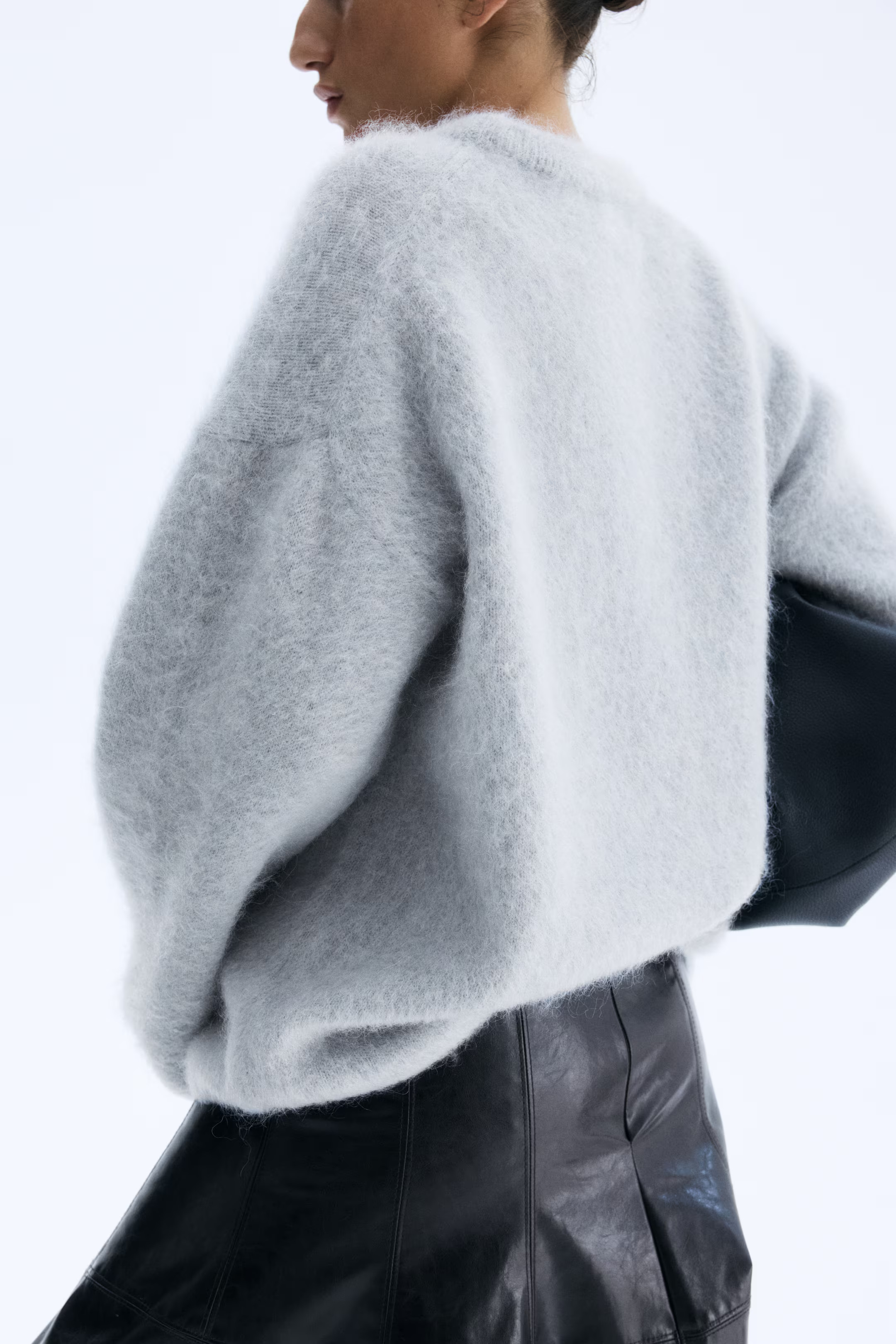 Oversized Mohair-Blend Sweater | H&M (US + CA)