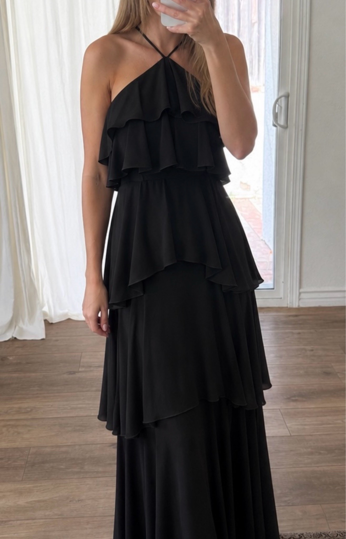 Amazon Wedding Guest Dress Sundresses Ruffle Layered Halter Backless Flowy Formal Maxi Dress
Size- XS Sized down 
Color- solid black 





Wedding guest dress
Formal dress 
Black tie dress
Bridesmaids dress
Vacation dress
Date night dress
Event dress
Party dress 
Little black dress
Bridal dress 
Wedding dress 
Engagement dress 
Photoshoot dress 
Summer dress

#LTKWedding #LTKTravel #LTKootd