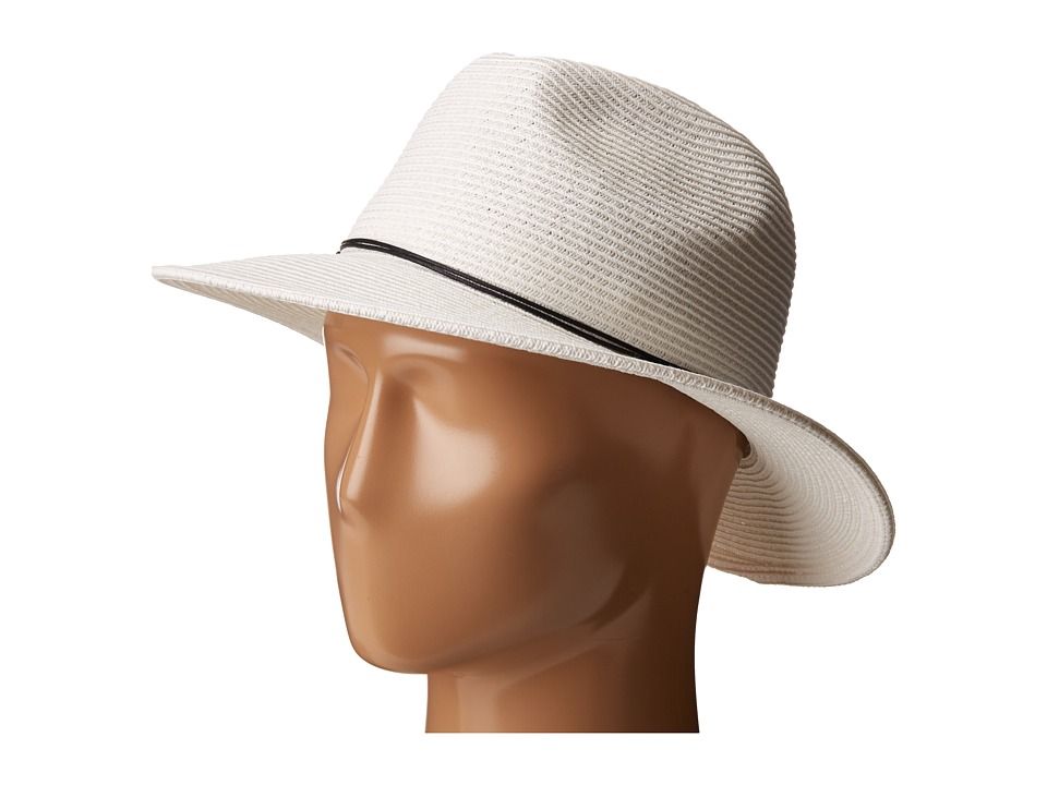SCALA - Paper Braid Safari with Metal (White) Safari Hats | Zappos