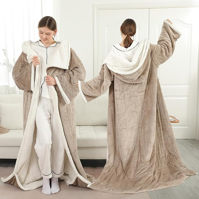 ESTINGO Wearable Electric Throw Heated Blanket, Heated Electric Blanket with Foot Pocket, 6 Heati... | Amazon (US)