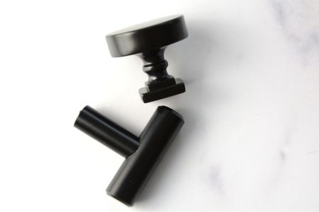 Matte black cabinet hardware knobs. Get the modern look on any kitchen or bathroom cabinets. Home decor | hardware ideas | black cabinet knobs 

#LTKfindsunder50 #LTKhome