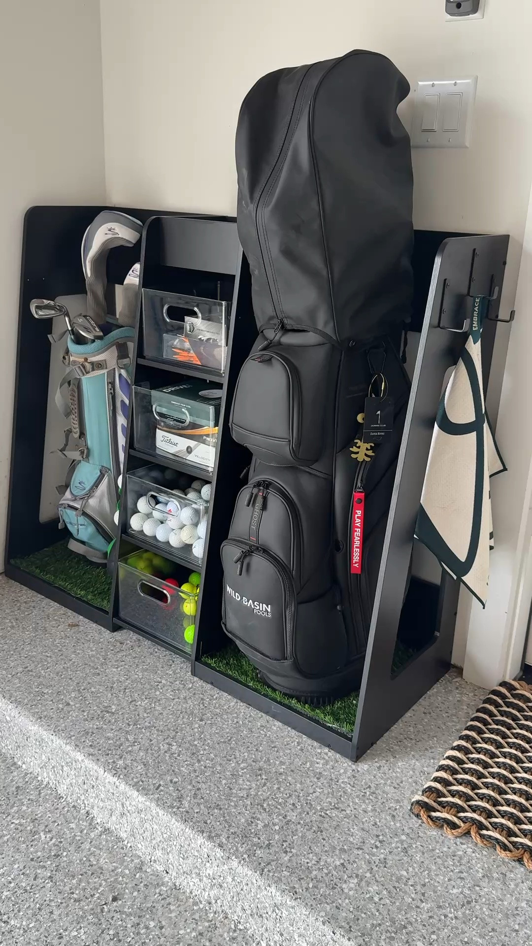 I am all for practical gifts that don’t contribute to the clutter.
This golf organizer is perfect for bags and accessories!
I linked the exact same bins I have here