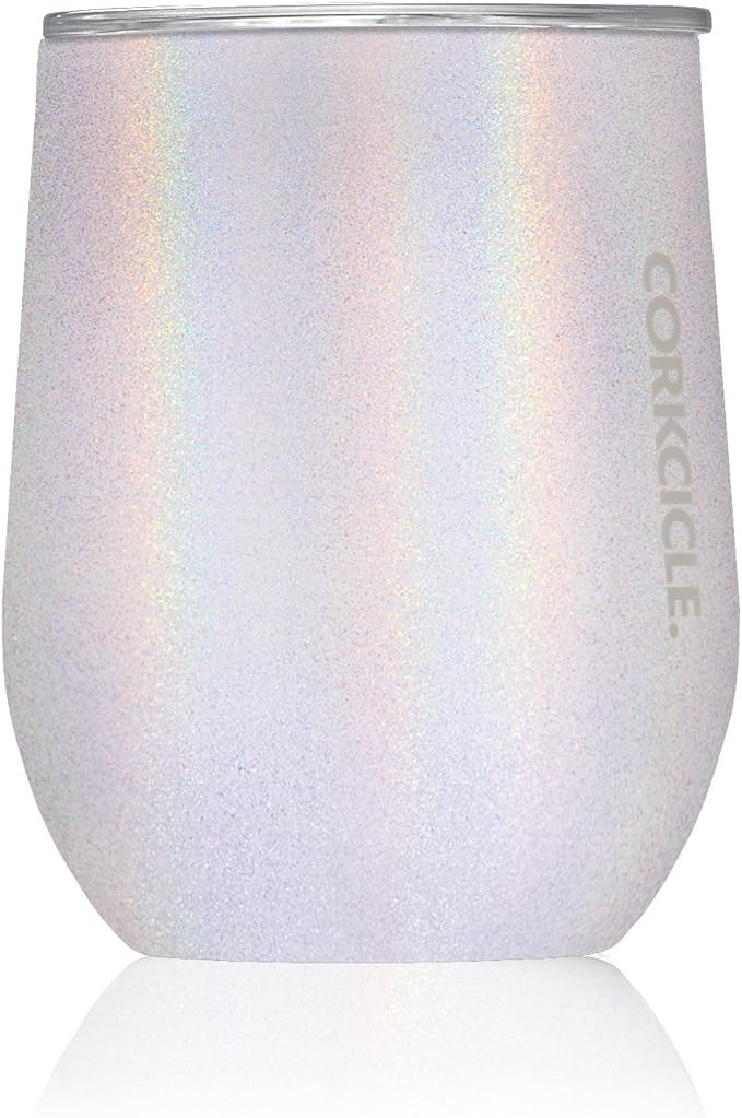 Corkcicle Stemless Wine Glass Tumbler with Lid, Insulated Travel Cup, Unicorn Magic, 12 oz | Amazon (US)