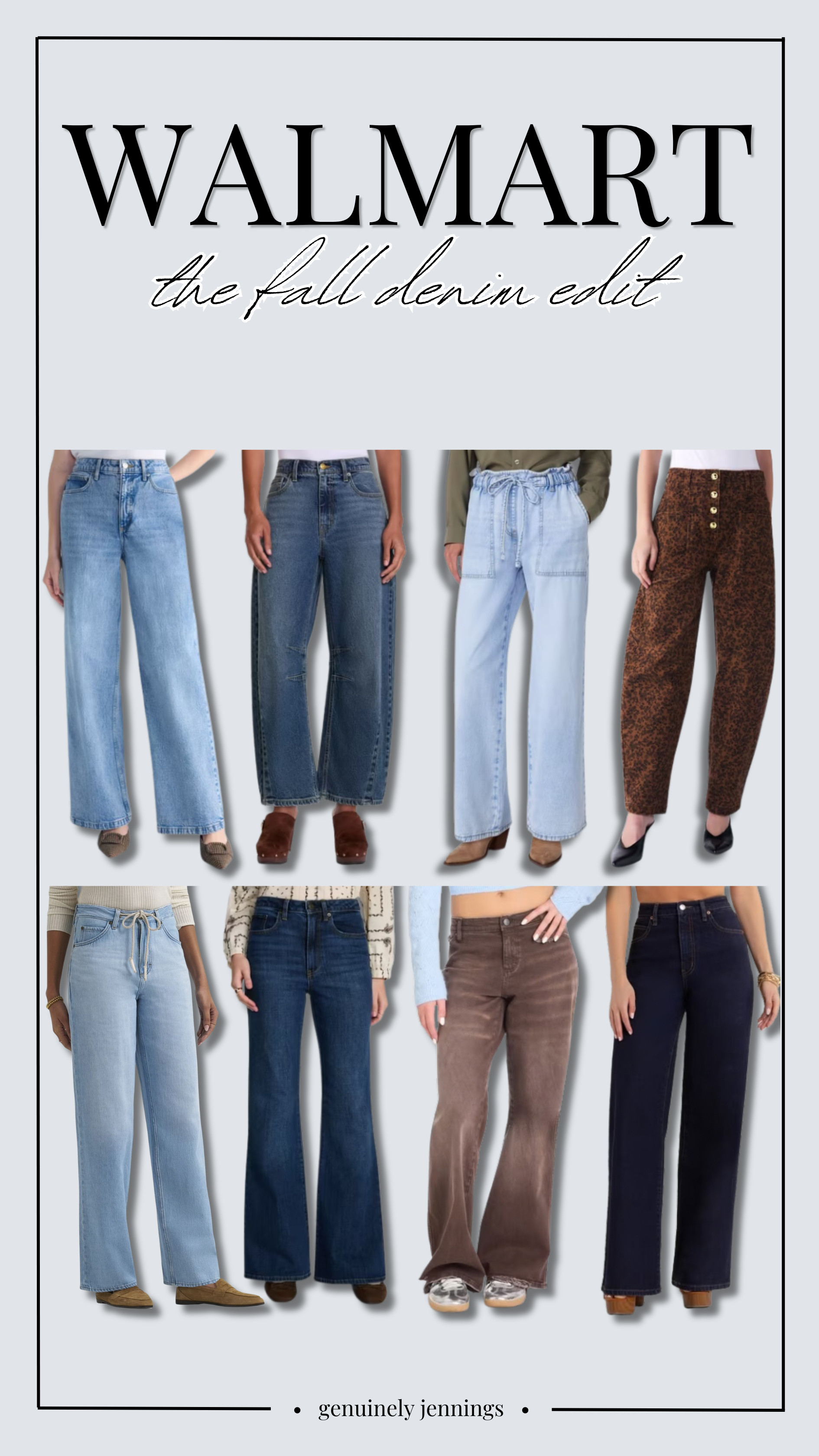 The fall denim lineup at Walmart!

#LTKootd #LTKgrwm #LTKSeasonal
