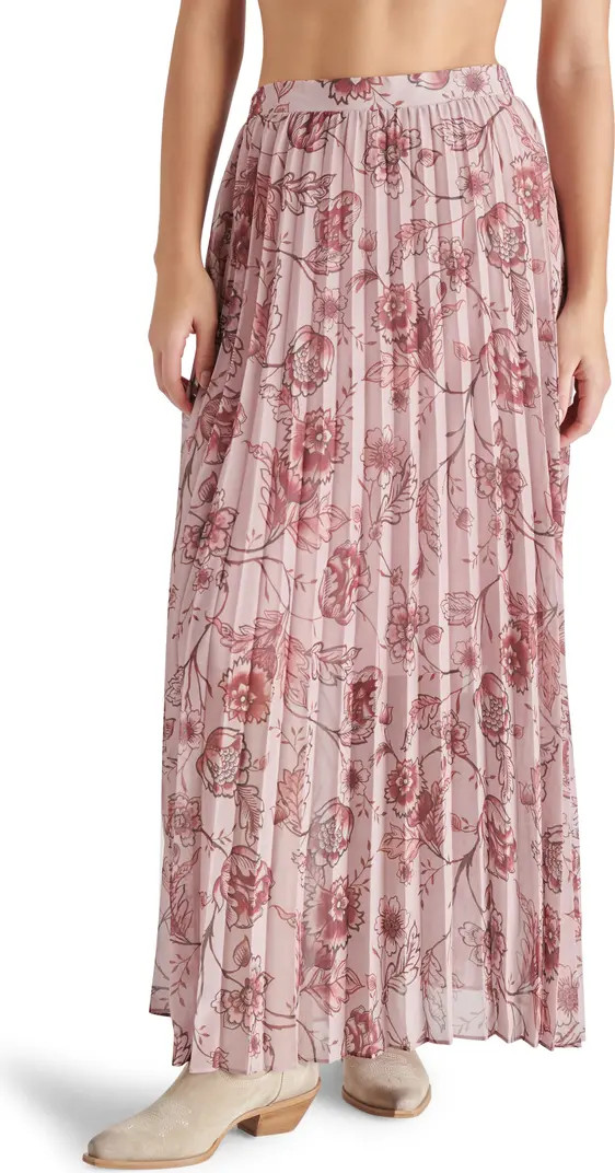 Steve Madden Coppola Floral Pleated Maxi Skirt | Nordstrom | Nordstrom