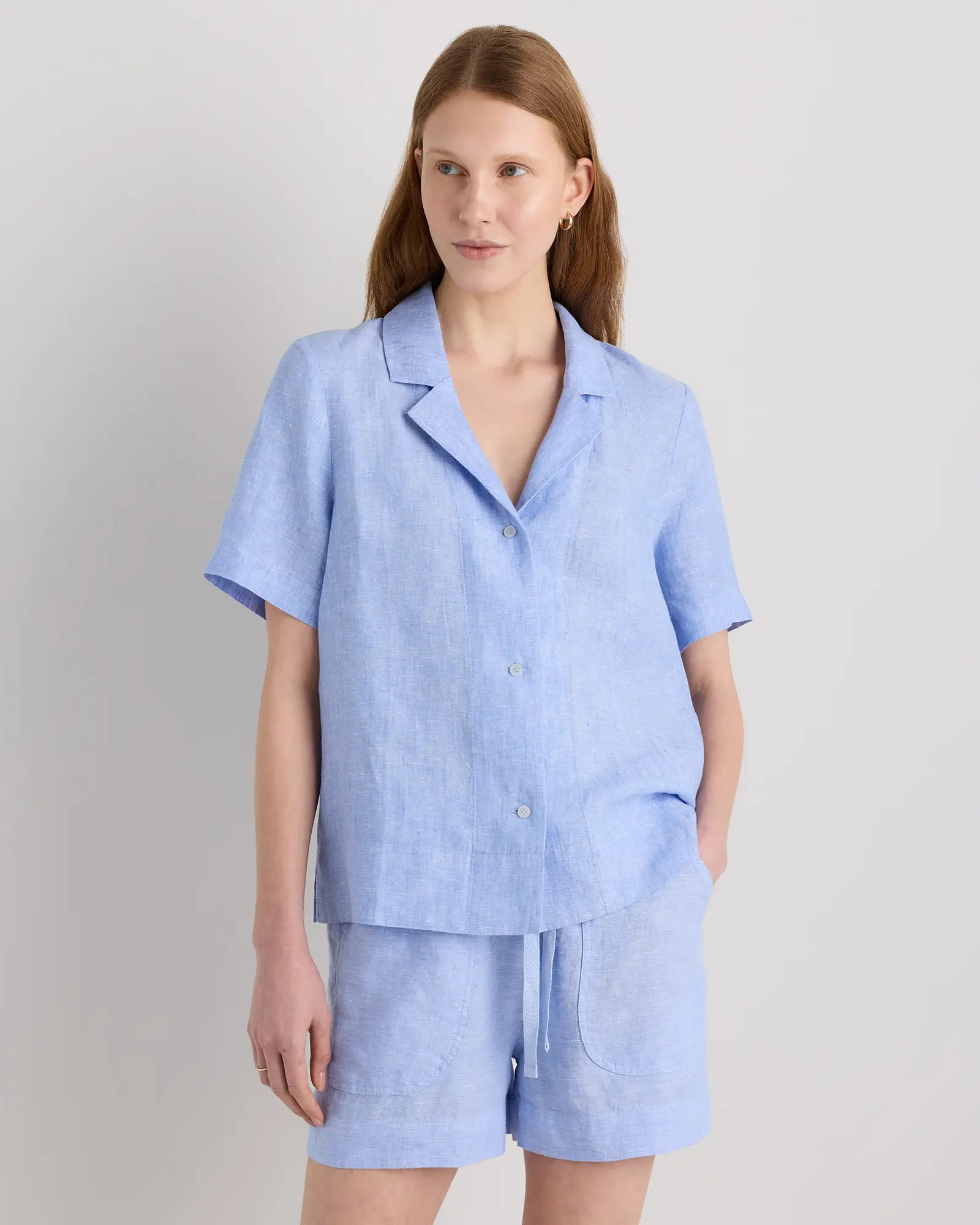 100% European Linen Short Sleeve Shirt | Quince