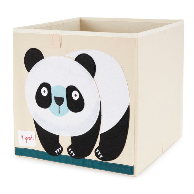 3 Sprouts Large 13 Inch Square Children's Foldable Fabric Storage Cube Organizer Box Soft Toy Bin... | Target