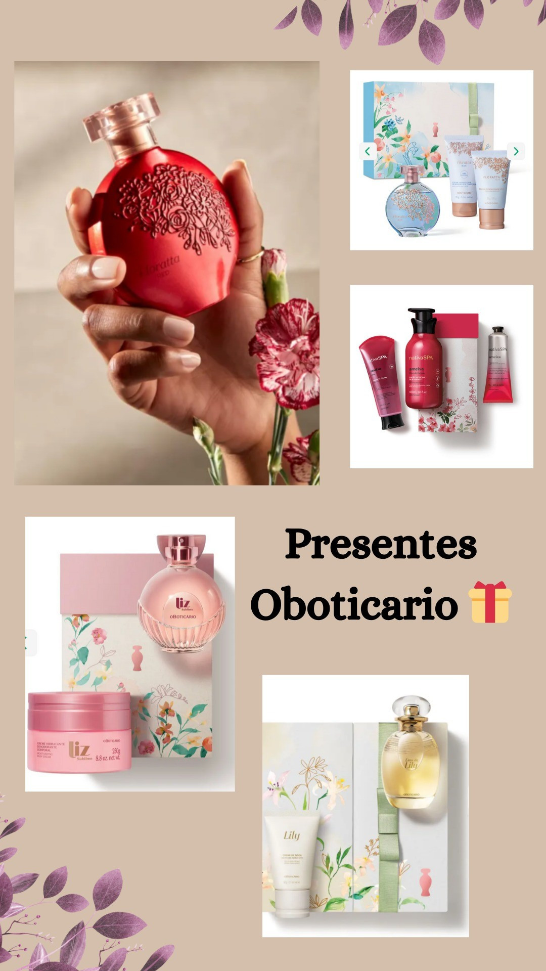 🌸 Presenteie sua mãe com os perfumes do O Boticário neste Dia das Mães! Fragrâncias encantadoras para momentos inesquecíveis. Clique e celebre todo o amor! 💖 #DiaDasMães #OBoticario

#LTKbrasil