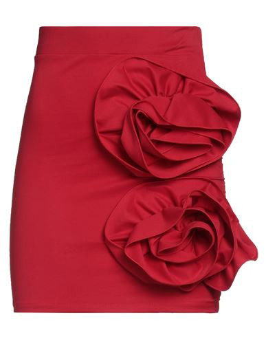 Odì Odì Woman Mini skirt Red Size XS Cotton, Polyester, Elastane | YOOX (US)