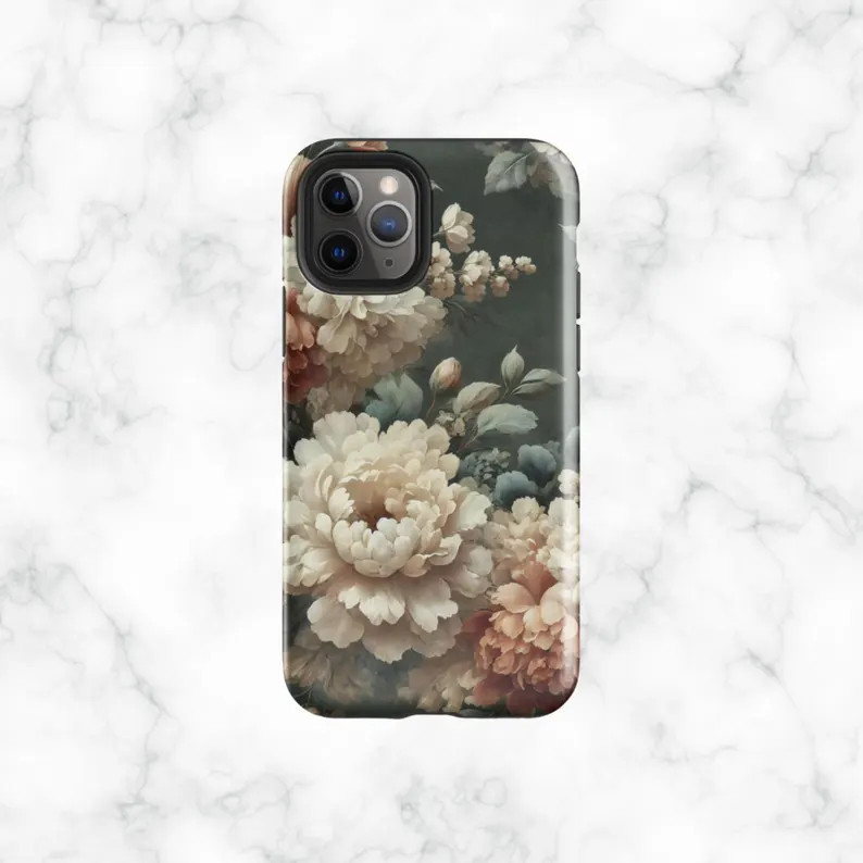 MAKE HER BLUSH Phone Case Romantic Phone Case Feminine Phone Case Floral Phone Case Botanical Pho... | Etsy (US)