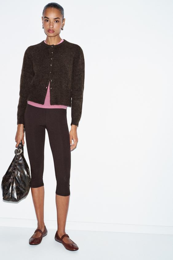 CARDIGAN WITH BALL BUTTONS | Zara UK