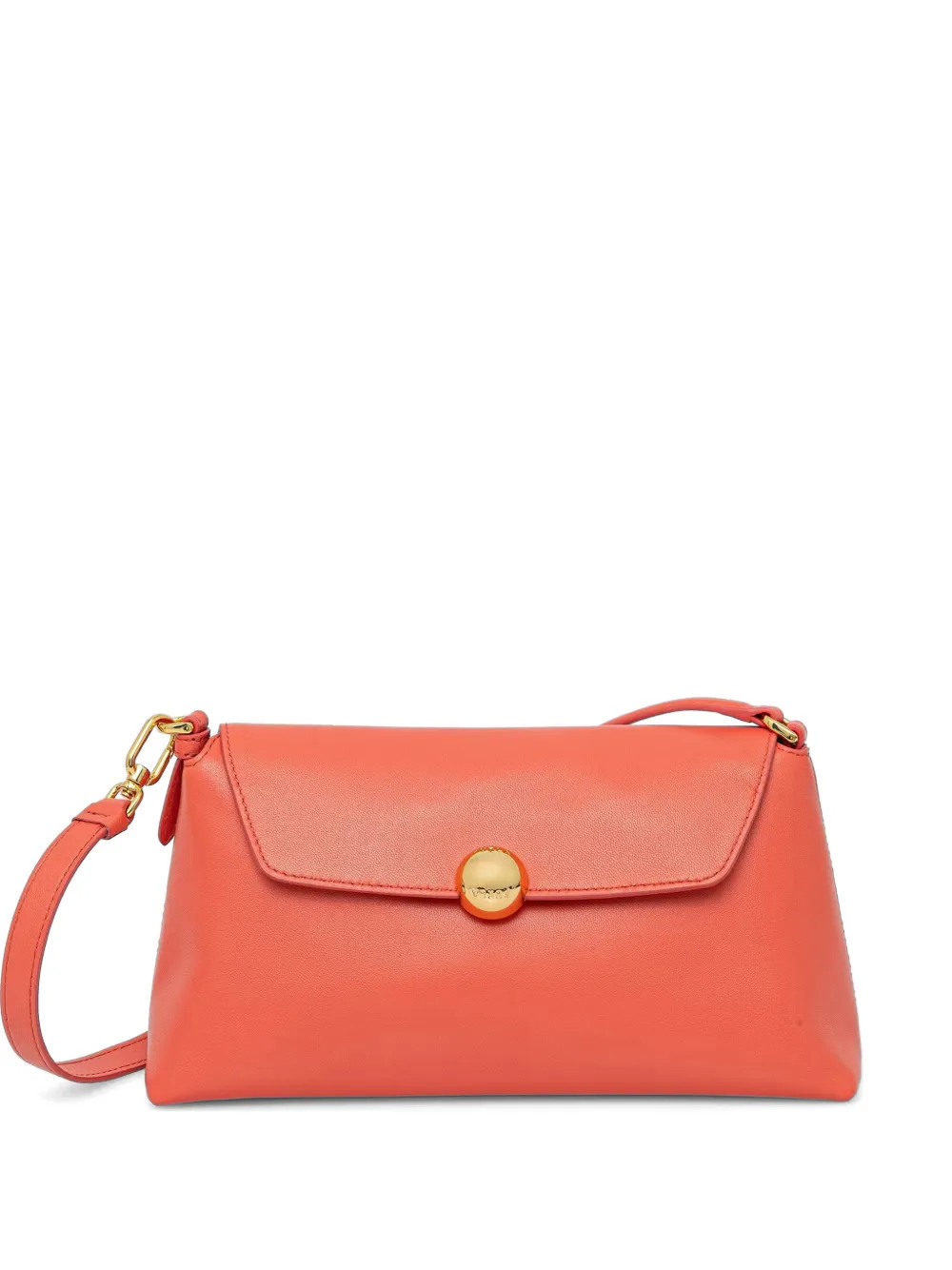 Furla logo-plaque Leather Shoulder Bag | Orange | FARFETCH DE | Farfetch Global