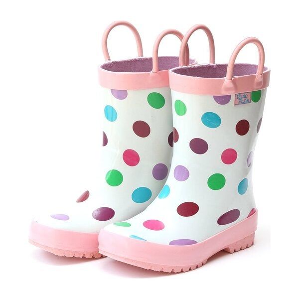 Polka Dot Rain Boot - Pluie Pluie Shoes | Maisonette | Maisonette