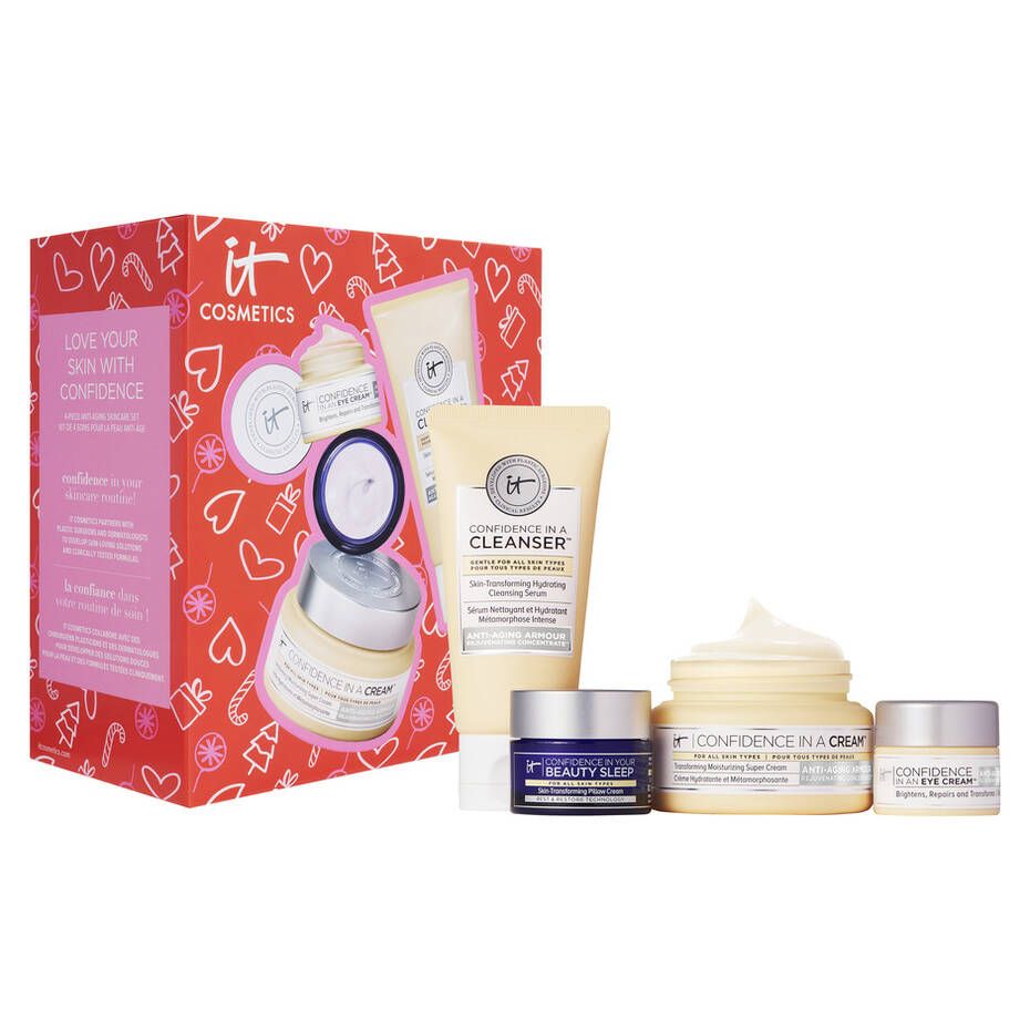 Love Your Skin with Confidence 4-Piece Anti-Aging Skincare Set ($95 VALUE) | IT Cosmetics (US)