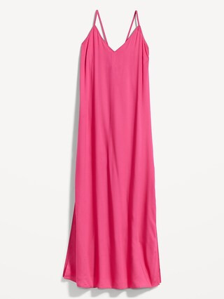 Tie-Back Maxi Slip Dress for Women | Old Navy (US)