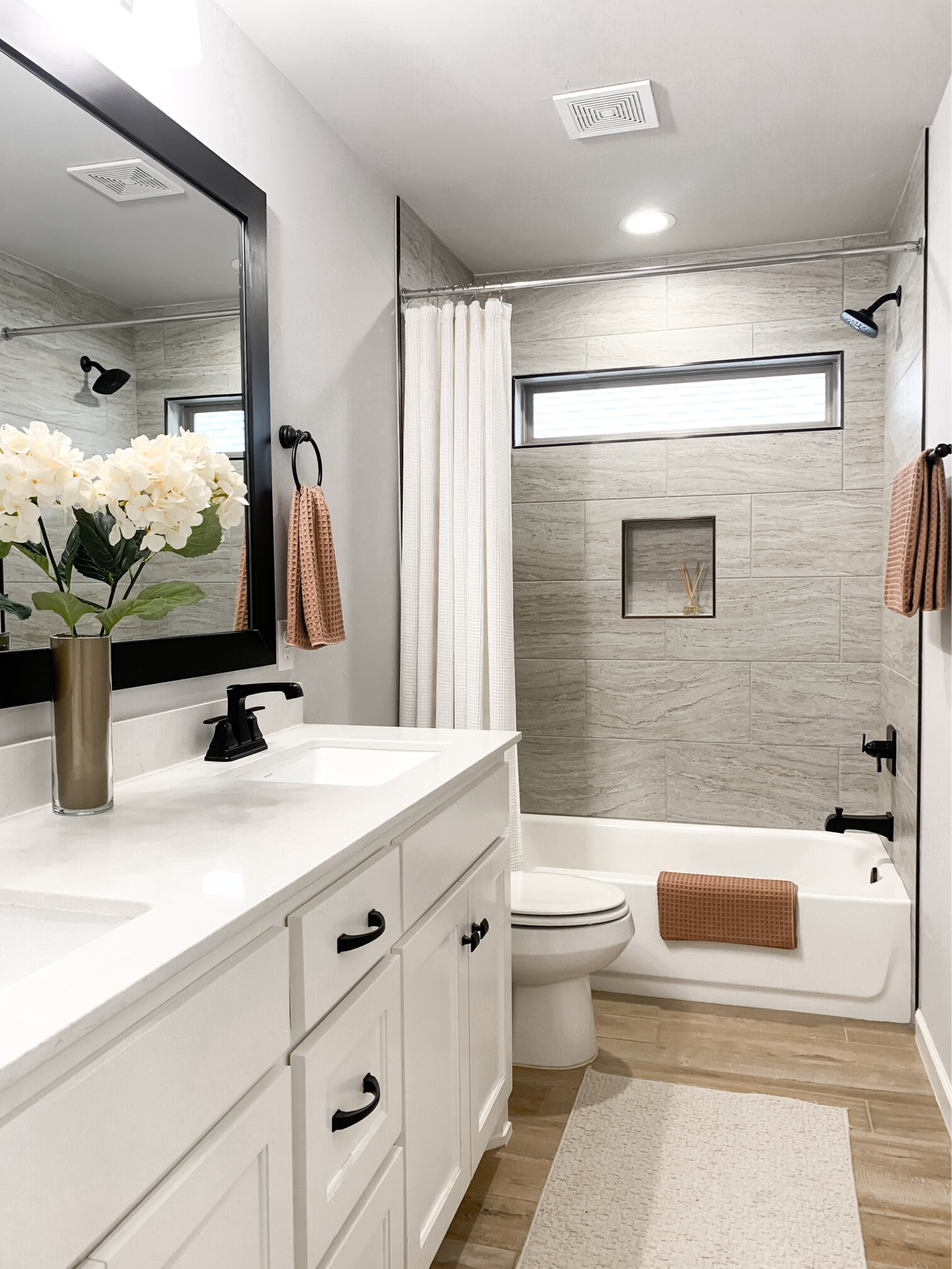 Spring Bathroom 

Home decor, seasonal decor, vase, faux flowers, runner, bathroom towels, waffle towels, waffle shower curtain 

#LTKhome #LTKstyletip #LTKSeasonal