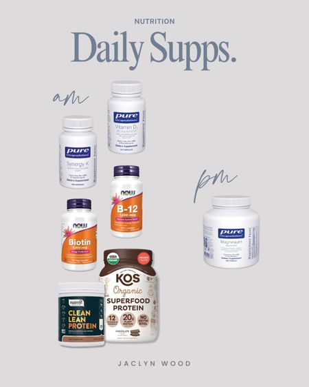 Nutritional supplements I take almost daily for overall cellular health and growth, to support my fitness training (especially if I don’t get exactly every nutrient I need through my food each day), and for great sleep (via magnesium).

#LTKbeauty #LTKfitness #LTKActive