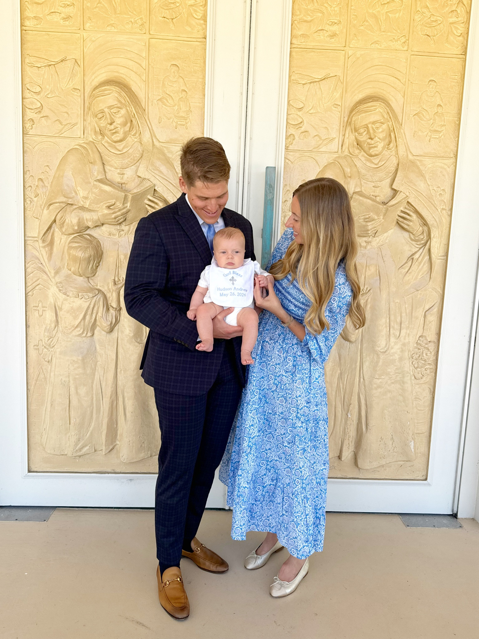 blue baptism dress for mom alexandradaniellejones on LTK elegant baptism dresses for mom