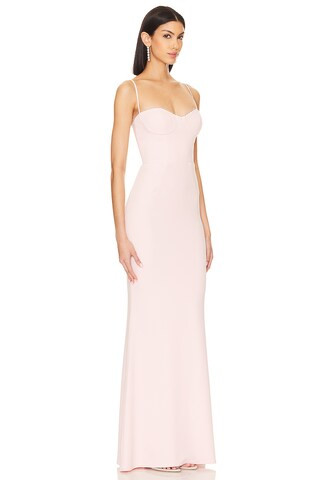 Katie May Yasmin Gown in Blush from Revolve.com | Revolve Clothing (Global)