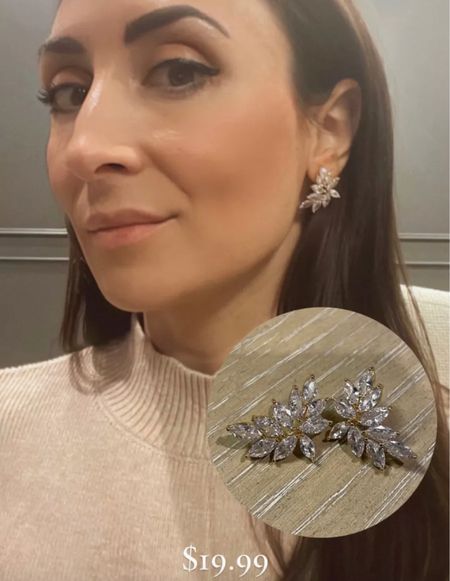 These gorgeous earrings are perfect for weddings or holiday parties. The best part? They are only $19.99! Amazon find -cubic zirconia-wedding earrings-holiday party earrings-holiday party



#LTKHoliday #LTKfindsunder50 #LTKstyletip