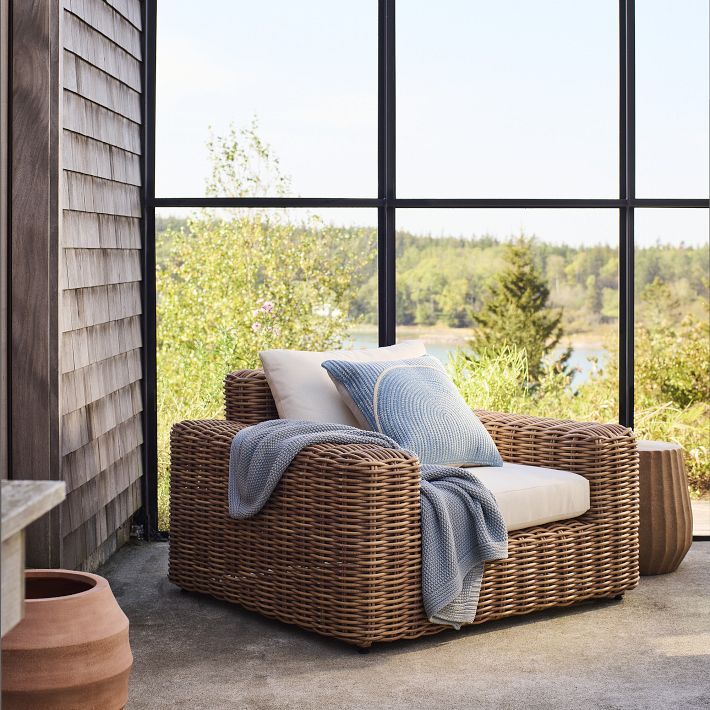 Westport Outdoor Lounge Chair | West Elm (US)