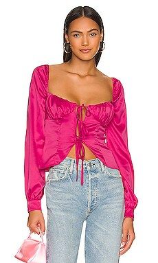 MAJORELLE Waldorf Top in Paradise Pink from Revolve.com | Revolve Clothing (Global)