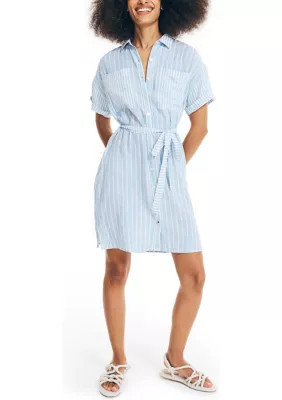 Nautica Women's Striped Shirt Dress, Medium | Belk