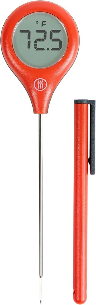 ThermoPop 2, Recommended Best-Value Instant-Read Thermometer - Cayenne Pepper Red | Amazon (US)