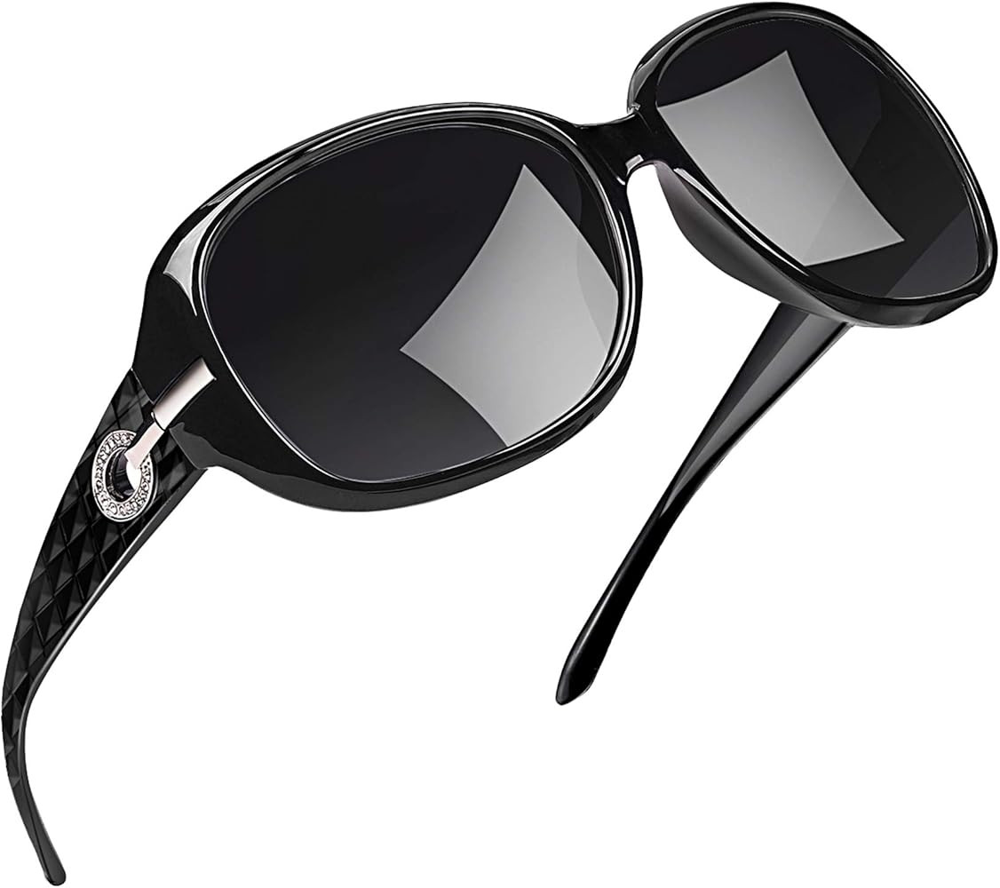 Joopin Sonnenbrille Damen Polarisiert UV400 Schutz Übergroß Klassisch Vintage Brille mit Große... | Amazon (DE)