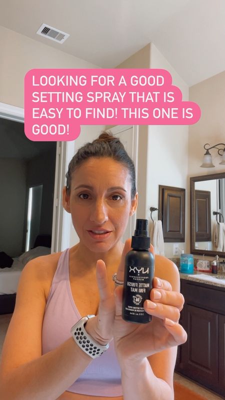 Hi! If you are in search of a setting spray that won’t have you off to the mall I have a good one that’s easy to find. Here it is. 

NYX Professional Makeup Setting Spray, Matte Finish, Long-Lasting, Vegan Formula



#LTKover40 #LTKVideo #LTKbeauty