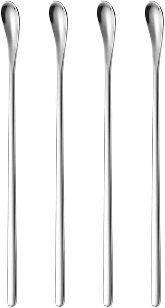 Delove Stainless Steel Coffee Stirring Spoon Beverage Cocktail Stirrers Stir Cocktail Drink Swizz... | Amazon (US)