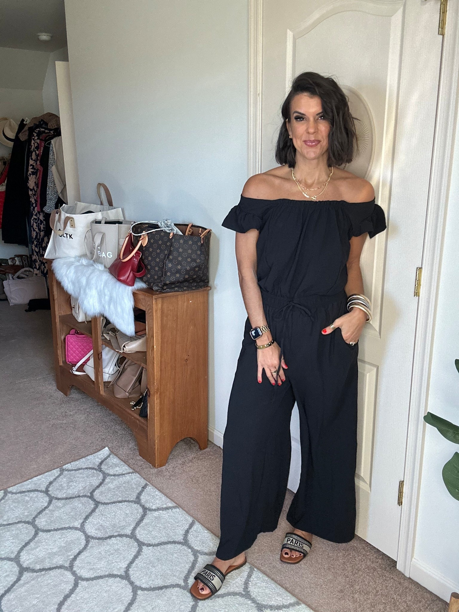 Size medium in jumpsuit should have done a small 

#LTKFindsUnder100 #LTKSeasonal