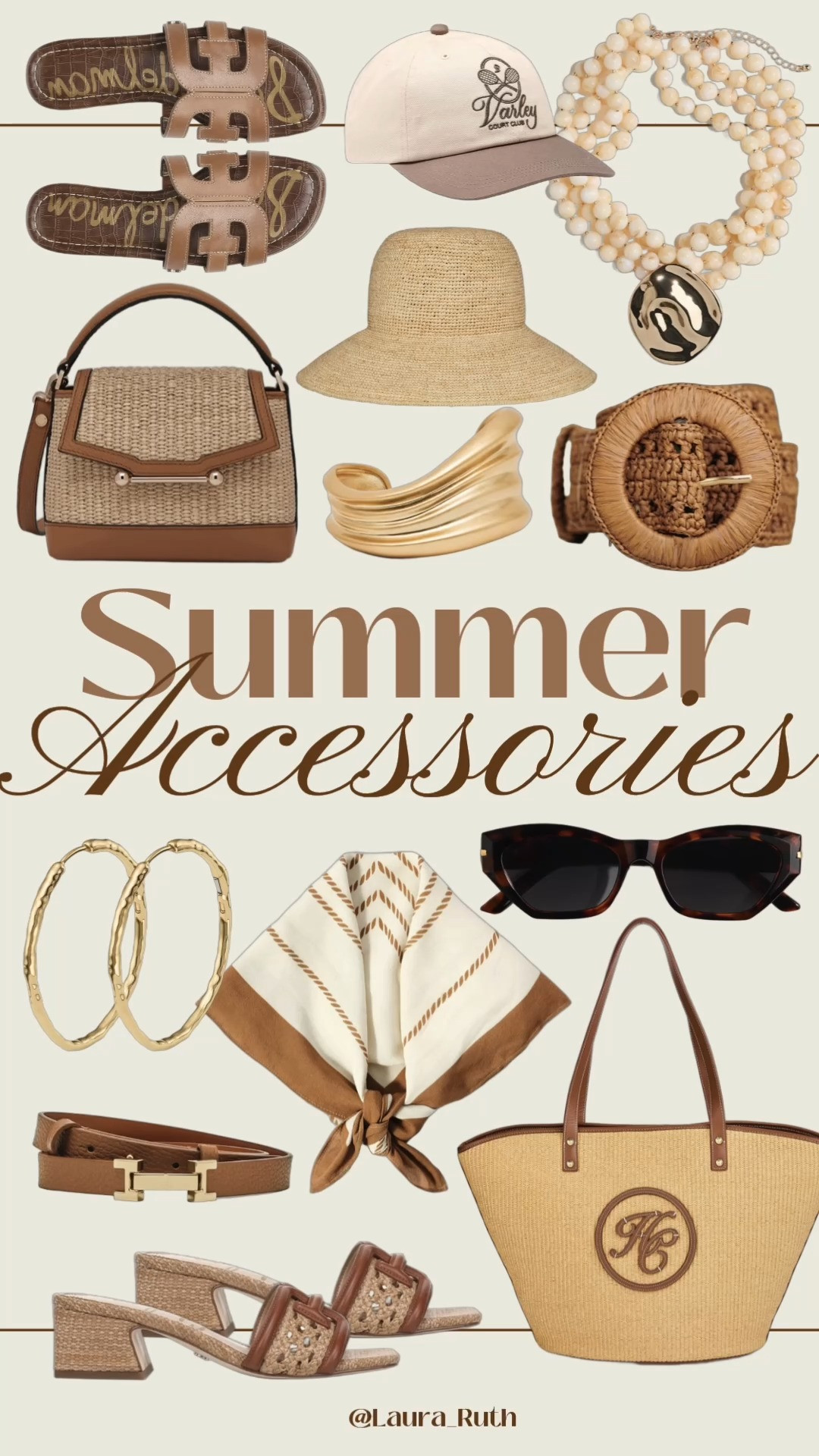 The accessories that instantly pull every summer outfit together 🤍🤎

When your wardrobe is built on timeless staples, the right accessories do all the hard work. Think woven bags, tan leather sandals, a classic belt, raffia hats, oversized sunglasses and simple gold jewellery, pieces that elevate even the simplest linen shorts and white tee.

These are the summer accessories I reach for year after year because they're versatile, effortless and never go out of style.

#LTKuk #LTKsummer #LTKbag