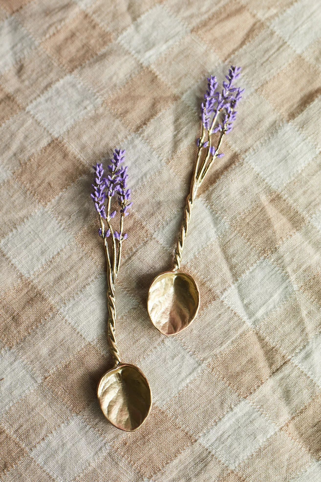 Lavender Spoons, Set of 2 | Anthropologie (US)