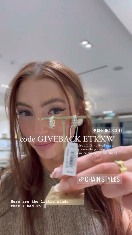 Kendra Scott mall of America B1G1 half off 
Gold chain jewelry 
Staple jewelry 

🚨TODAY🚨Kendra Scott gives back to the League! Use the promo code GIVEBACK-ETKXW on your order and 20% of the proceeds will be donated to JLM!!!❤️

What are you going to purchase!?😍💍 

#LTKSale #LTKfindsunder100 #LTKGiftGuide