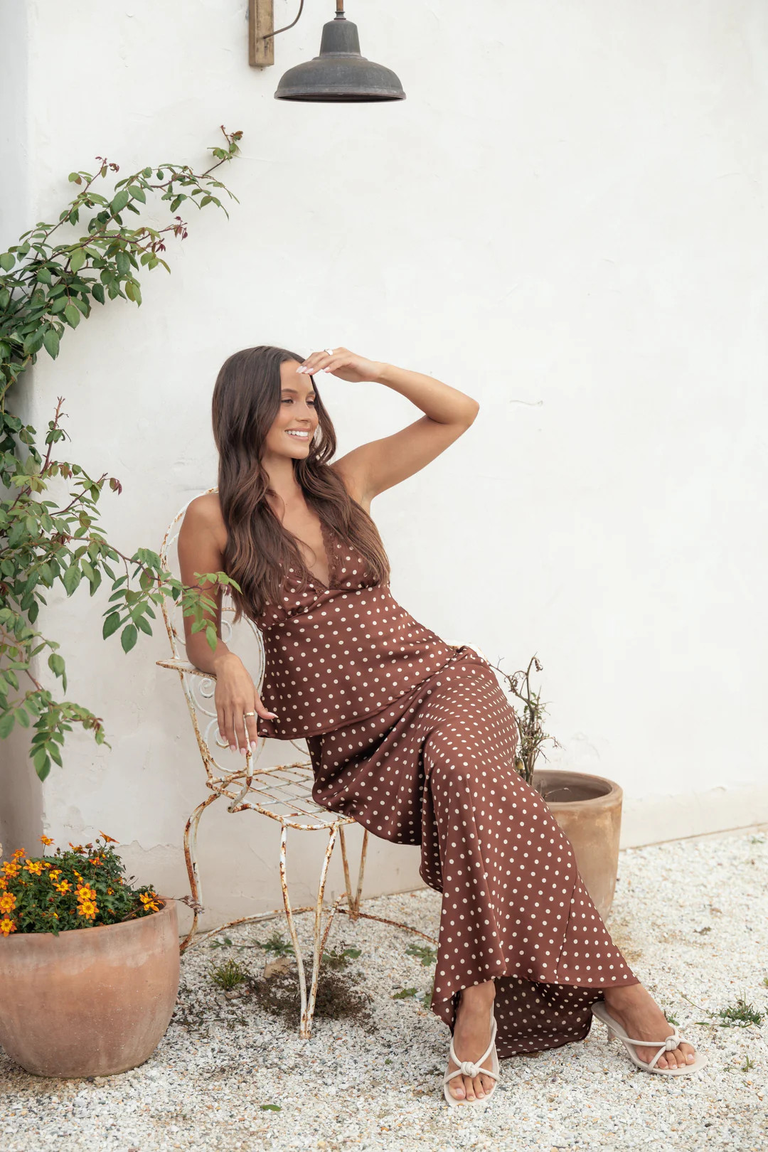 Velman Skirt - Brown Polka Dot | Petal & Pup (US)