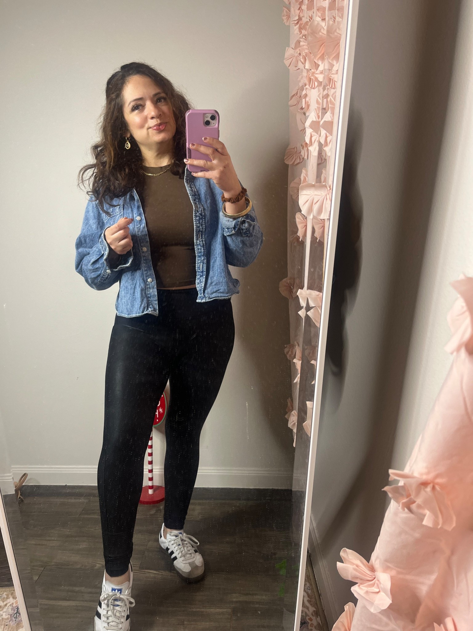 Yesterday outfit I wore these Spanx leggings have been such a closet staple of mine for years the Best Buy I ever did! Wearing a size small they fit to your body and are sooo versatile! Plus right now they are on sale for $49!! Great for Turkey or Friendsgiving! 



#LTKSeasonal #LTKSaleAlert