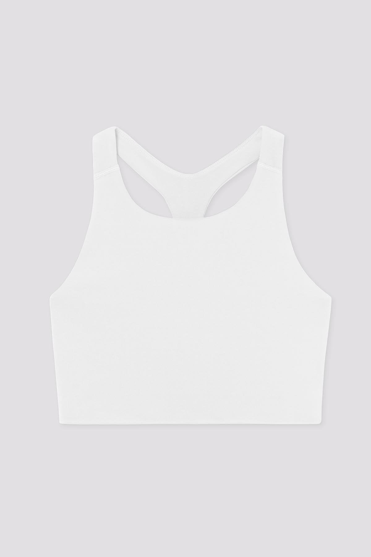 Ivory Milo Racerback Bra | Girlfriend Collective