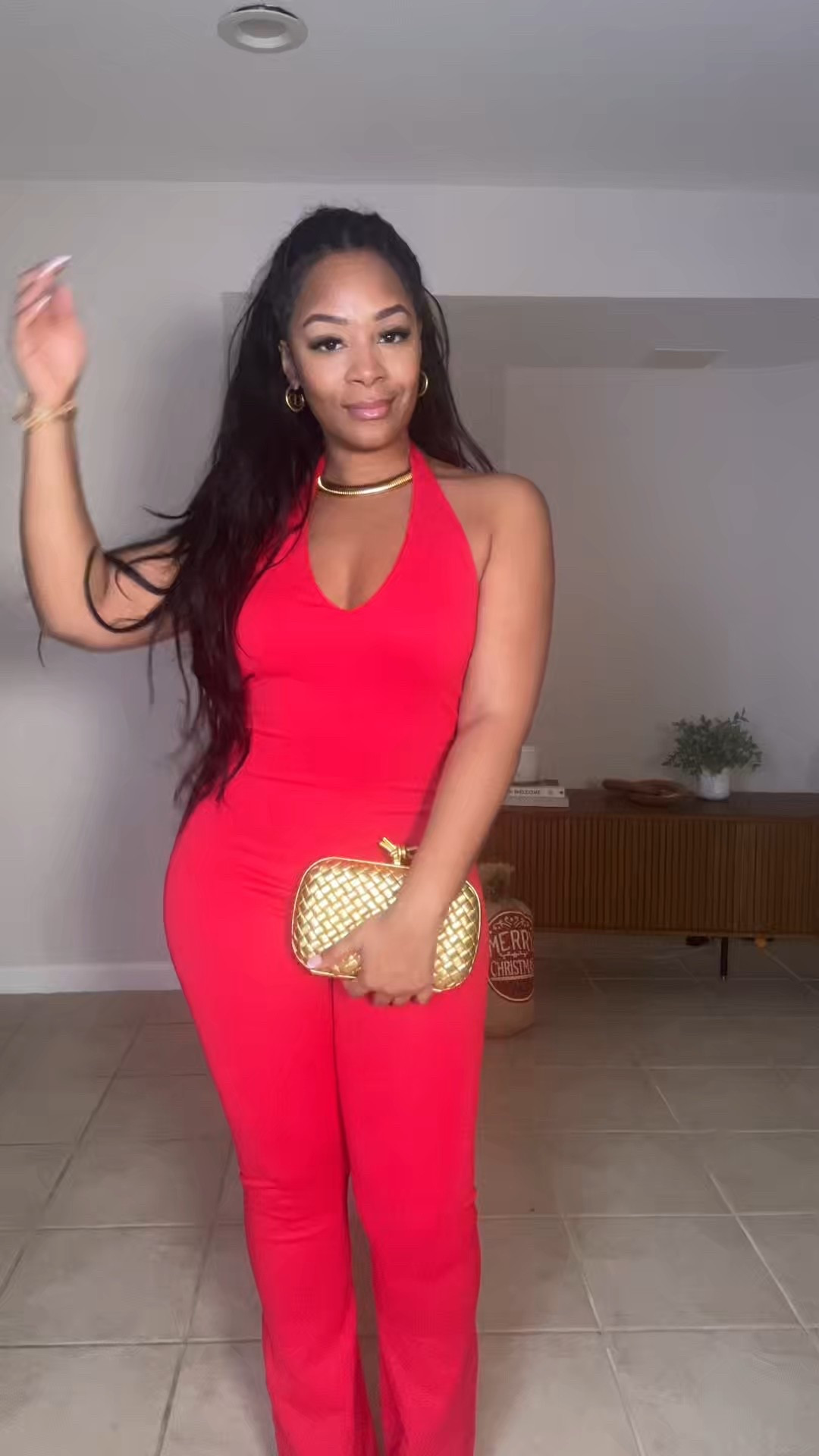 I live mixing high and low pieces , here’s this Amazon jumpsuit paired it with a oversized blazer and designer accessories ! Perfect Holiday look , has lots of stretch I got a small 

#LTKFindsUnder100 #LTKHoliday #LTKFindsUnder50