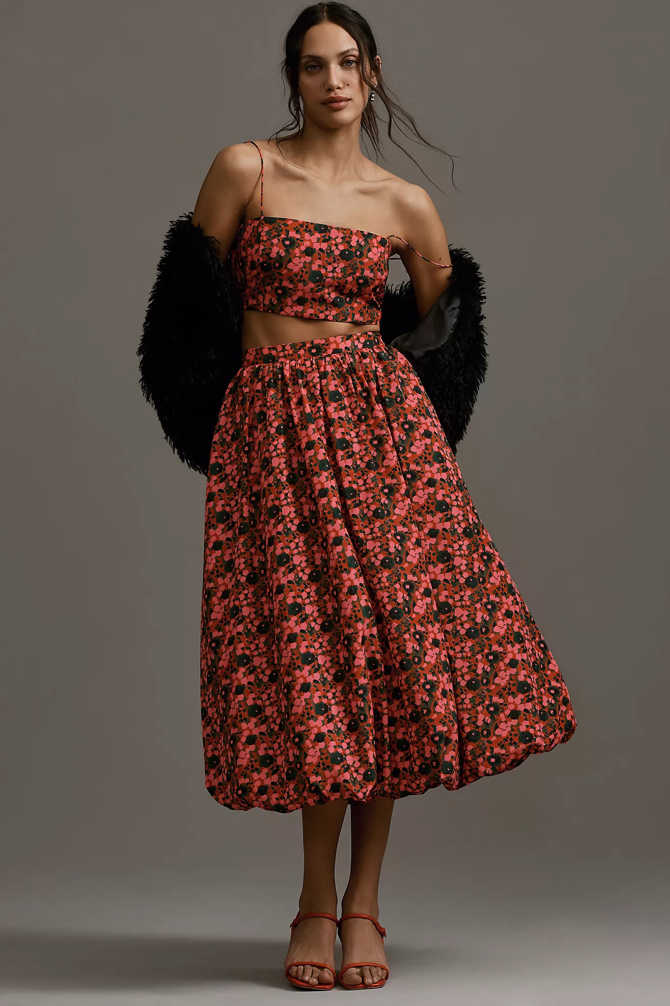 RHODE Cassandra Midi Skirt | Anthropologie (US)
