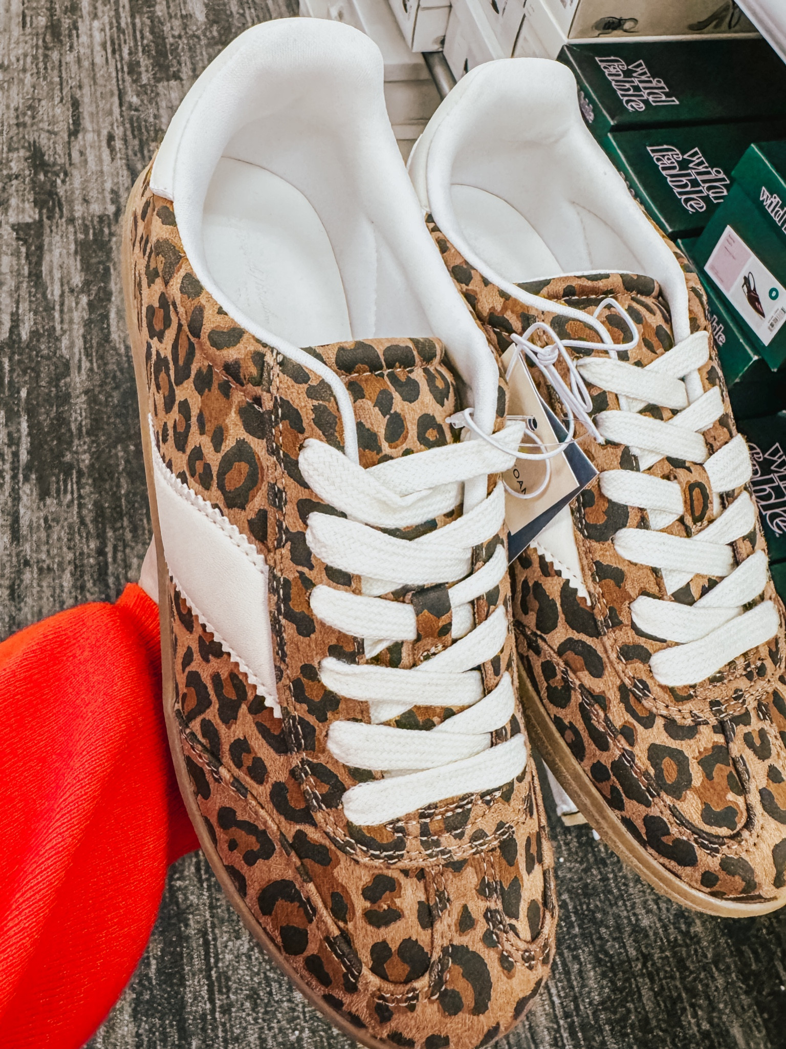 They didn’t have these in-store in my size, but I’m going on to the app right now!
These leopard sneakers are ADORABLE!
I’d style these with jeans, a black turtleneck sweater and leather jacket.
They are a steal!

Shoes, sneakers, holidays, thanksgiving outfits, affordable style, leopard print, animal printt

#LTKFindsUnder50 #LTKActive #LTKShoeCrush