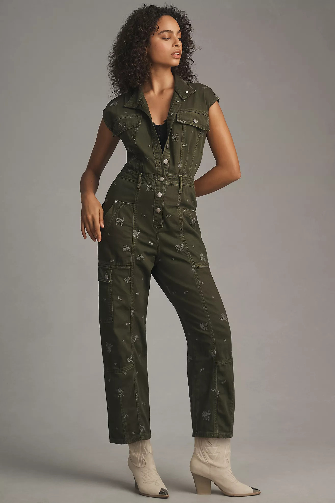 The Carson Utility Barrel Jumpsuit | Anthropologie (US)
