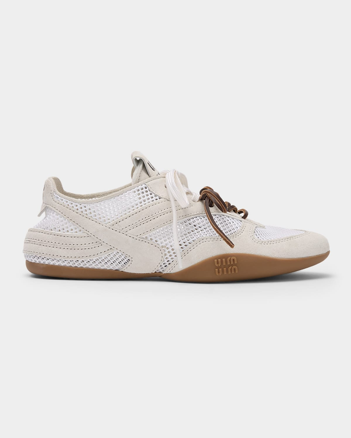 Gymnasium Mesh and Suede Low-Top Sneakers | Neiman Marcus