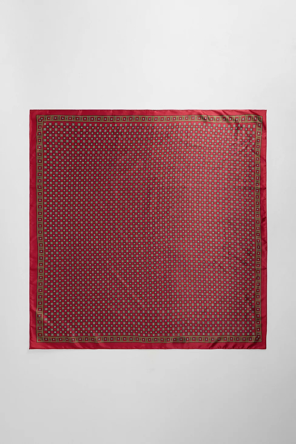 UO Silky Tile Print Scarf | Urban Outfitters UK
