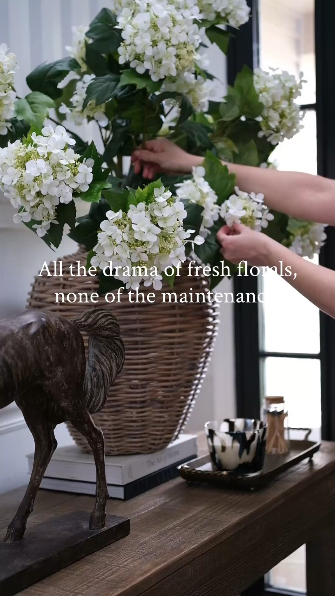 The illusion of fresh florals, perfected!
Lush hydrangeas that elevate the entire space—currently on sale!

#LTKHome #LTKSeasonal #LTKSaleAlert