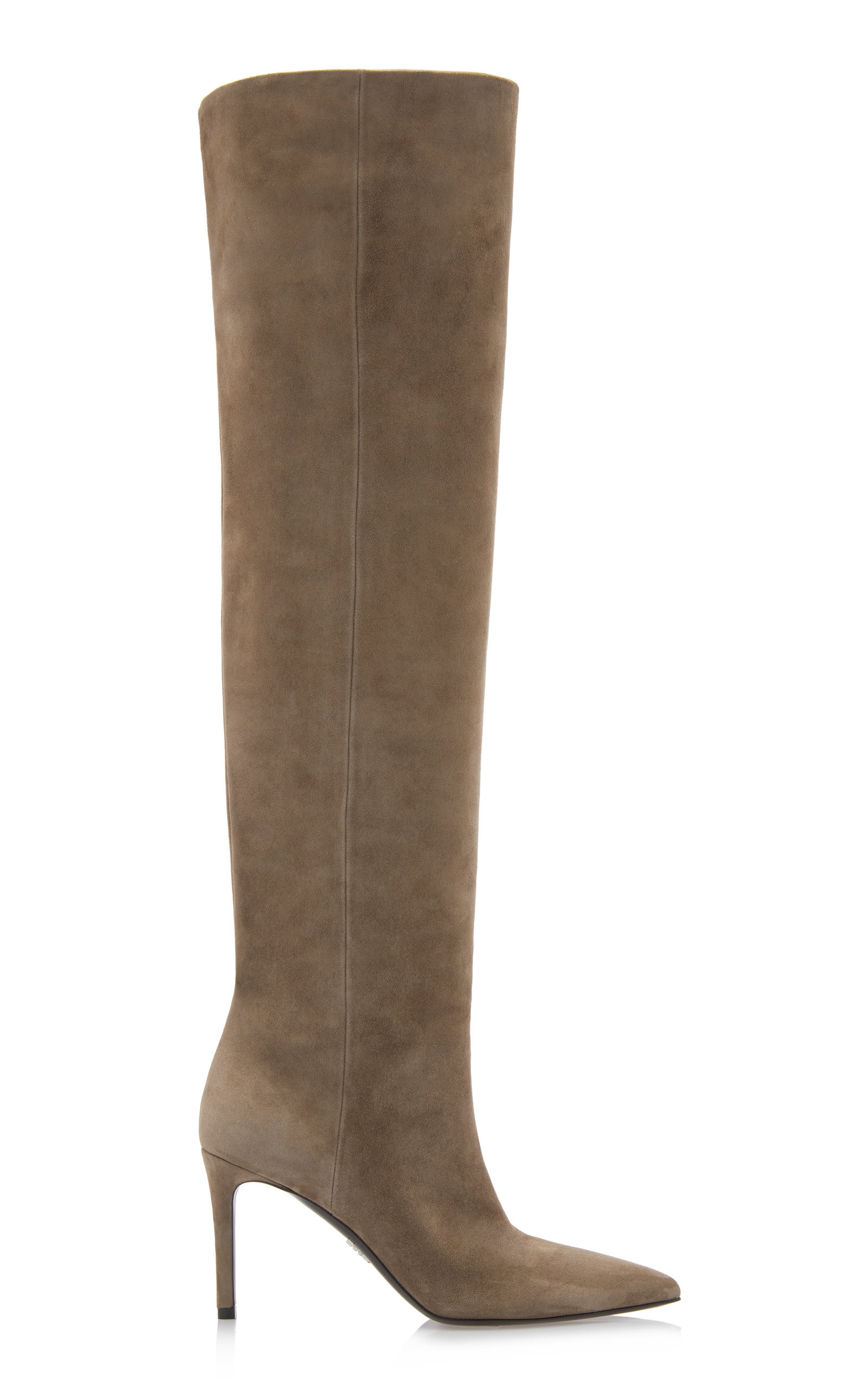 Prada Suede Knee-High Boots | Moda Operandi Global