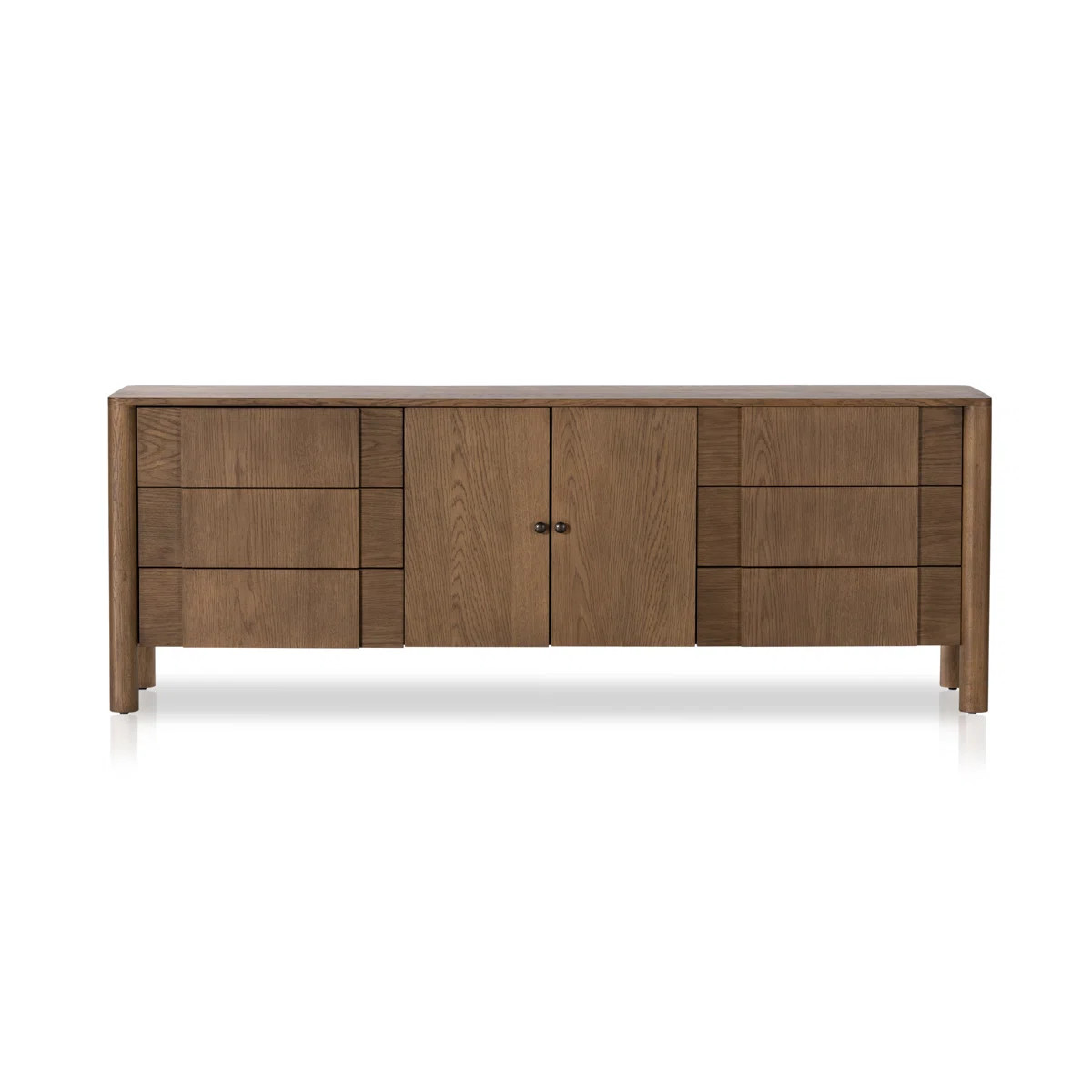 Haltwhistle POLLARD MEDIA CONSOLE-TAN OAK | Wayfair North America